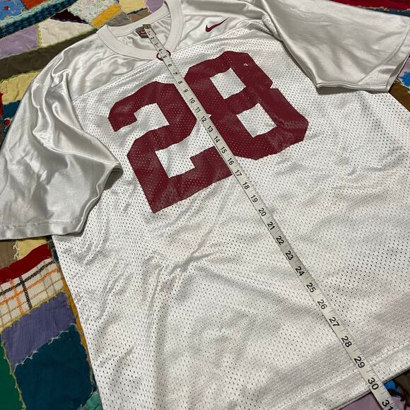 Nike Alabama Number 28 White Jersey Large - Picture 5 of 6